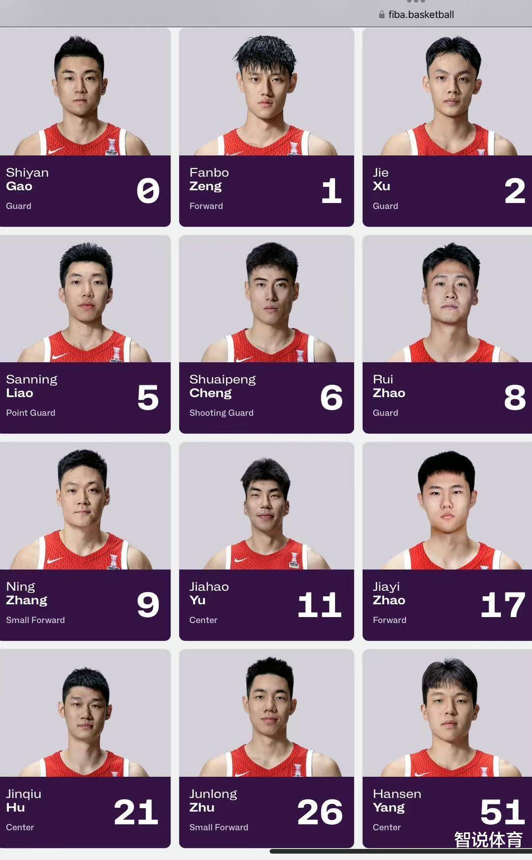 中国男篮首发阵容曝光，备战亚洲杯备受关注
